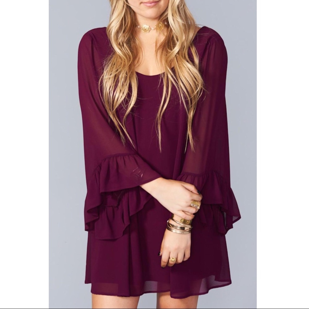 NEW Show Me Your Mumu Boomerang Low Back Dress Purple Whimsigoth Boho Fairy
